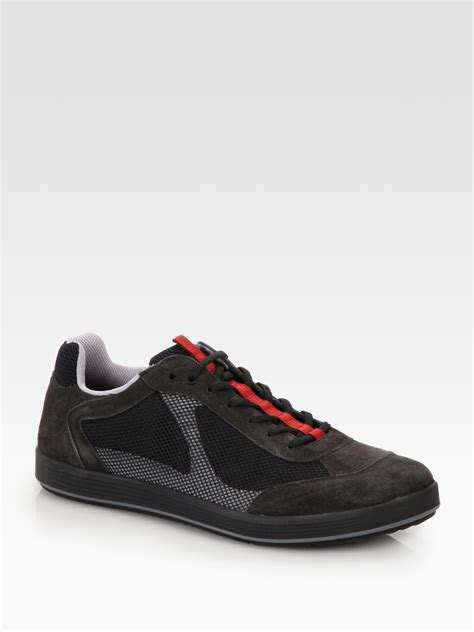 prada segment sneakers|Prada sailing shoes.